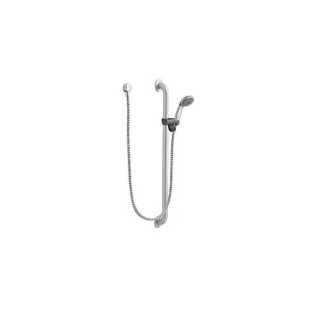 Moen Slide Bar/Grab Bar Shower Chrome/Stainless 52236GBP25
